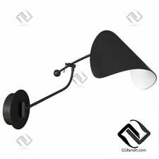 Funambule Adjustable Contemporary Metal Wall Light