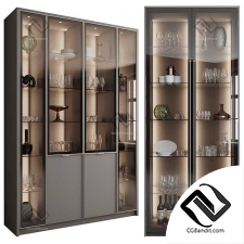 Шкафы Cabinets Сupboard with dishes 14