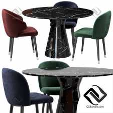 Стол и стул Table and chair Eichholtz Volante