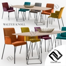 Стол и стул Table and chair Walter Knoll Liz, Joco