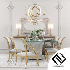 Стол и стул Table and chair Trimbelle Bernhardt