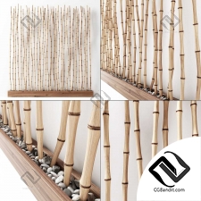 Bamboo thin branch decor n1 / Тонкие ветки из бамбука