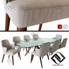 Стол и стул Table and chair Compar Jolly and Esse