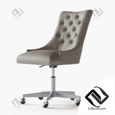 Офисная мебель MARTINE ADJUSTABLE LEATHER DESK CHAIR