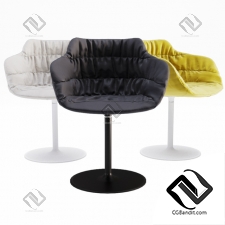 Стул Chair Flow With Central Leg Upholstered