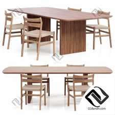 Стол и стул Table and chair Artilleriet BM1 and Ten