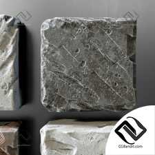 Stone cube panel old n2