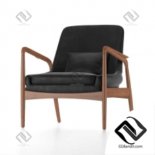 Кресла Carter Mid Century Black Chair