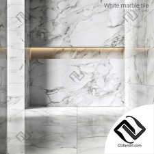 Материалы Кафель,плитка White marble 35