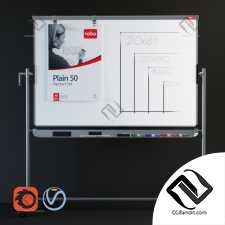 Магнитная маркерная доска Magnetic whiteboard NOBO Prestige