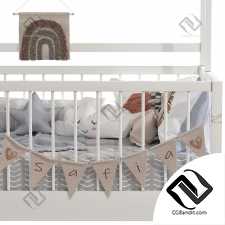 Детская кровать Unique Kids Wooden House Bed