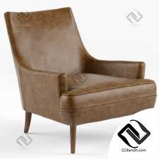 Кресло Armchair Vanda Camel Brown Leather