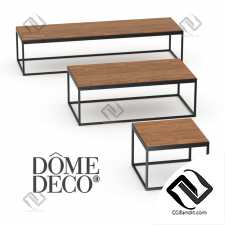 Набор журнальных столов Set of coffee tables  Dome Deco 04