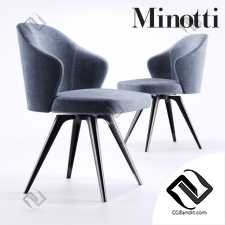 Стул Chair Minotti Leslie Girevole