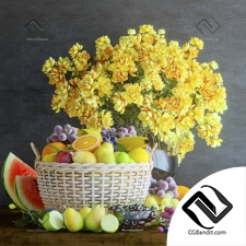 Декоративный набор Decor set Fruit basket