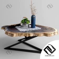 Журнальный стол Coffee table stump