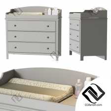 Пеленальный стол Changing table South Shore Cotton