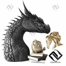 Декоративный набор Decor set Dragon sculpt