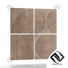 Wood Carved Wall панель Panel