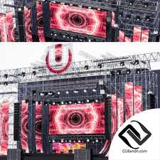 EDM Concert Stage