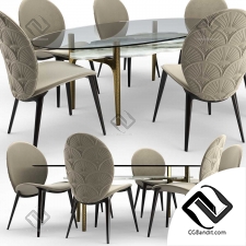Стол и стул Arkady Dining Room Visionnaire-Home