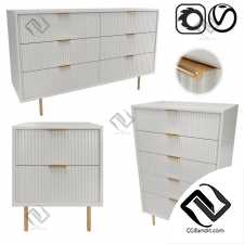 Тумбы, комоды Sideboards, chests of drawers West Elm Quinn Lacquer