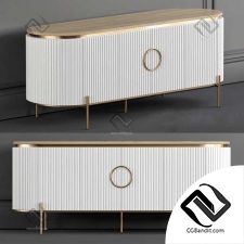 Тумба Sideboard Tesla Gold