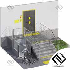 Входная группа для маломобильных групп населения