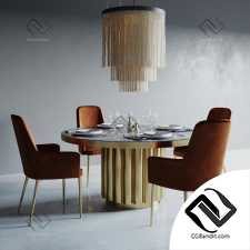 Стол и стул Table and chair CB2