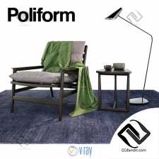 Кресло Armchair POLIFORM IPANEMA