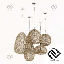 Branch dry decor lamp n3 / Светильники из сухих веток