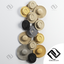 Декоративный набор шляп Decorative set of hats