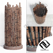 Bamboo decor fundament Ring