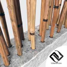 Bamboo low decor n5