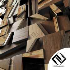 Rectangle wood panel rail n1