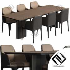 Стол и стулья 55