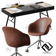 Офисная мебель BoConcept  Cupertino Table, Adelaide Chair