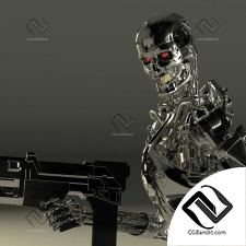 Terminator T-800 Endoskeleton Rekvizit