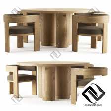 Обеденный стол из дуба RH Tropez