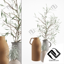 Букет Bouquet Vases by H&M with olive and rosmarinus branch