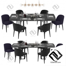 Стол и стул Table and chair Meridiani