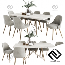 Стол и стул Table and chair West Elm 23