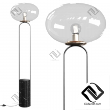 Торшеры Polo black marble by CB2