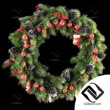 Рождественский венок Christmas wreath 05