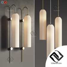 Flot Wall Sconce and Pendant Set Articololighting