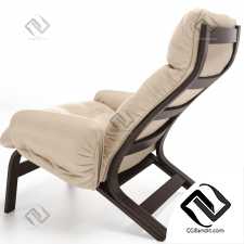 GreenTree Альбано кресло armchair и пуфик footstool