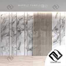 Настенные панели из мрамора Marble wall panels 24