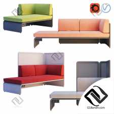 Coalesse - Lagunitas Lounge System Corner Sofa