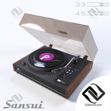 Аудиотехника Audio engineering Turntable Sansui SR-717