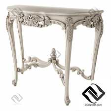 French bedroom Provencal Marie Antoinette White Console Table